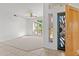 Bright entryway featuring decorative door and window with views to the front yard at 31234 N 47Th Pl, Cave Creek, AZ 85331