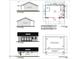 Architectural elevations and floor plans showing building dimensions and layouts for construction and design at 3201 E Colter St, Phoenix, AZ 85018
