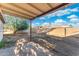 View of the backyard from under the covered patio at 3649 E Delcoa Dr, Phoenix, AZ 85032