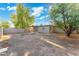 Backyard featuring a covered patio and a privacy fence at 3649 E Delcoa Dr, Phoenix, AZ 85032