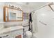 Bathroom featuring a sink, a toilet and a walk-in shower at 3649 E Delcoa Dr, Phoenix, AZ 85032