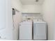 Laundry room area with a washing machine and a dryer at 3649 E Delcoa Dr, Phoenix, AZ 85032