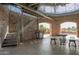 Beautiful stone pavilion featuring a staircase and picnic tables with ample seating for outdoor gatherings at 4562 S Park Grove St # 101, Gilbert, AZ 85297