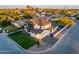 Expansive aerial view captures the property's meticulously landscaped yard and convenient corner lot location at 4813 E Earll Dr, Phoenix, AZ 85018