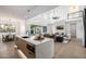 Spacious kitchen seamlessly connects to the living and dining areas in this open-concept design at 4813 E Earll Dr, Phoenix, AZ 85018