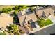 Beautiful aerial view of the home with a private pool and a tile roof at 5731 W Gail Dr, Chandler, AZ 85226