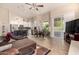 Open-concept design with kitchen, dining, and living area, creating a seamless and inviting atmosphere at 5731 W Gail Dr, Chandler, AZ 85226