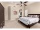 Spacious main bedroom with vaulted ceiling, ensuite bathroom, and large wardrobe at 5731 W Gail Dr, Chandler, AZ 85226