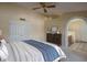 A calm main bedroom with closet access, and a neutral decor at 6101 E Beck Ln, Scottsdale, AZ 85254