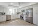 Contemporary kitchen featuring white cabinets and stainless steel appliances at 906 Leisure World --, Mesa, AZ 85206