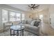 Inviting living area featuring a large window and comfortable, modern furniture at 906 Leisure World --, Mesa, AZ 85206