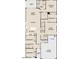 Detailed floor plan layout showcasing the home's bedrooms, kitchen and living spaces at 16190 W Bajada Rd, Surprise, AZ 85387