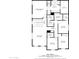 Detailed floor plan showcasing the layout of rooms, dimensions, and total area for the second floor at 1953 E Lafayette Ave, Gilbert, AZ 85298