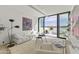 Modern living room featuring sliding glass doors with outdoor views at 312 E Windsor Ave # 6, Phoenix, AZ 85004