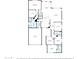 Detailed floor plan showcasing layout, dimensions, and spatial relationships of rooms in the home at 33305 N 26Th Ave, Phoenix, AZ 85085