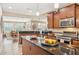 Spacious kitchen with island, stainless appliances, and granite countertops at 33305 N 26Th Ave, Phoenix, AZ 85085