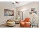 Cozy living room with neutral color palette, accent chairs and stylish decor at 33305 N 26Th Ave, Phoenix, AZ 85085