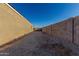 View of side yard and fence in backyard at 3704 E Haflinger Rd, San Tan Valley, AZ 85140