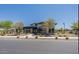 Beautiful single-story home featuring modern architectural design and manicured landscaping at 3704 E Haflinger Rd, San Tan Valley, AZ 85140