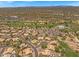 An aerial view of a golf course community showing homes and landscaping at 4402 E Barwick Dr, Cave Creek, AZ 85331