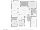 Detailed floor plan showcasing the layout of the home including the bedrooms, bathrooms, kitchen, and living spaces at 4667 E County Down Dr, Chandler, AZ 85249