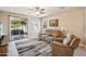 Cozy living area featuring a sliding glass door to backyard area and comfortable seating at 5724 N 108Th Ave, Phoenix, AZ 85037