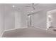 Bright bonus room featuring ceiling fan, recessed lighting, and access to additional rooms at 7492 E Via De Luna Dr, Scottsdale, AZ 85255