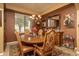 Elegant dining room featuring traditional furniture and decor at 8698 E Preserve Way, Scottsdale, AZ 85266