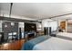 Bedroom with beautiful hardwood floors, duct work and staircase to the lower level at 914 E Osborn Rd # 404, Phoenix, AZ 85014