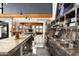 Sleek kitchen with stainless steel appliances and a granite countertop island at 914 E Osborn Rd # 404, Phoenix, AZ 85014