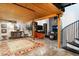 Cozy open-concept living area with a spiral staircase and comfortable seating at 914 E Osborn Rd # 404, Phoenix, AZ 85014