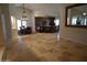 Open concept floorplan featuring a dining area and gourmet kitchen at 9505 E Jenan Dr, Scottsdale, AZ 85260
