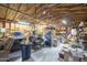 Exposed basement with wooden beams offering potential for customization and ample storage at 1003 E Mariposa St, Phoenix, AZ 85014