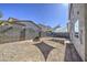 Backyard featuring gravel, brick wall, and sunshade sails at 1107 E La Salle St, Phoenix, AZ 85040
