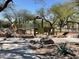 Community playground with green play structure, desert landscaping, and paved pathway at 14657 N 103Rd Way, Scottsdale, AZ 85255