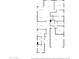 Detailed floor plan showcasing the layout of rooms, including bedrooms, kitchen, and living areas at 1492 W Bruce Ave, Gilbert, AZ 85233