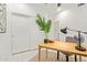 Home office features a ceiling fan, a desk, and a stylish globe at 1953 W Lark Dr, Chandler, AZ 85286