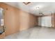 Spacious garage featuring water heater and garage door at 233 E 7Th Dr, Mesa, AZ 85210