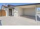 Home exterior with a covered patio and attached carport for parking convenience at 2337 E Contessa St, Mesa, AZ 85213