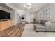 A stylish living room with modern furniture and decor, creating a cozy and inviting atmosphere at 2458 W Warren Dr, Anthem, AZ 85086