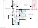 Detailed floor plan showcasing the layout of the home, including the kitchen, bedrooms, and balcony at 4808 N 24Th St # 1228, Phoenix, AZ 85016