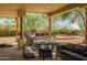 Covered patio area, great for outdoor dining and entertaining, with grill at 1032 E Dolores Rd, Phoenix, AZ 85086