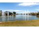 Beautiful community pond featuring decorative fountains, enhancing the neighborhood's aesthetic appeal and providing a serene atmosphere at 11622 W Palm Brook Dr, Avondale, AZ 85392