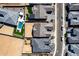 Bird's eye view of roof, surrounding yards, and neighborhood at 13619 W Hackamore Dr, Peoria, AZ 85383