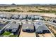 Street view of new homes showcasing desert surroundings, block wall fences, and desert landscaping at 13619 W Hackamore Dr, Peoria, AZ 85383