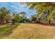 Spacious backyard with mature trees and grass at 15806 N 45Th Pl, Phoenix, AZ 85032