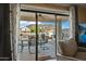 Covered patio boasting mountain views, table and chairs for entertaining, and a relaxing atmosphere to enjoy the landscape at 20657 N 56Th Ave, Glendale, AZ 85308