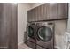 Convenient laundry room with modern appliances and ample storage at 2324 E Saguaro Park Ln, Phoenix, AZ 85024