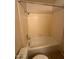 Standard shower and tub with neutral coloring at 3328 E Crescent Ave, Mesa, AZ 85204