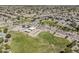 This aerial view captures the community's green spaces, amenities, and manicured common areas at 549 E Quentin Ln, San Tan Valley, AZ 85140